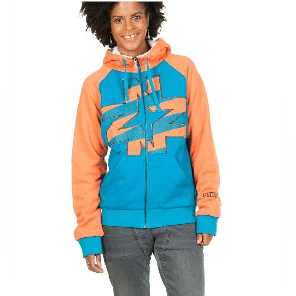 Nikita bike hoodie‎ N-Star Sherpa hoodie.
